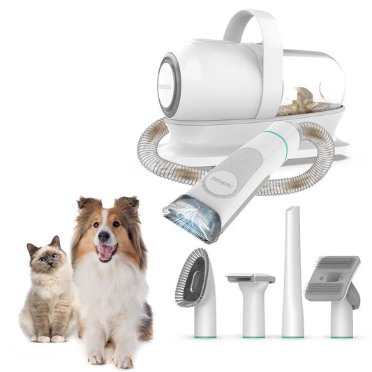 Neakasa P1 Pro Pet Grooming Kit with 99% Vacuum Suction for Pet Hair and Five Professional Shedding Tools for Dogs, Cats, and Other Animals